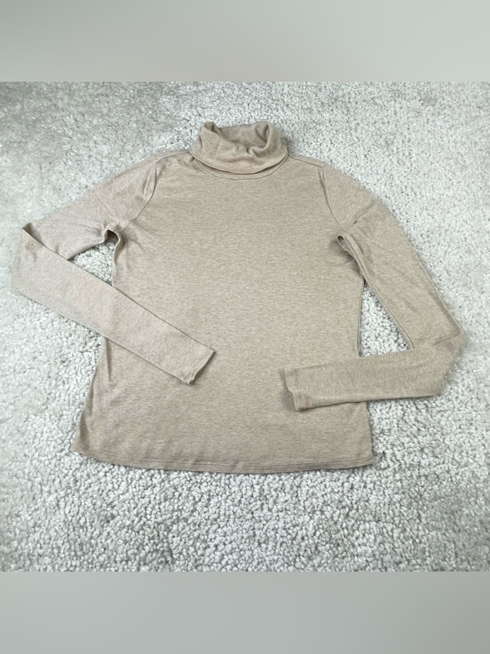 Eileen Fisher Organic Cotton Lyocell Knit Turtleneck Layer Knit XXS